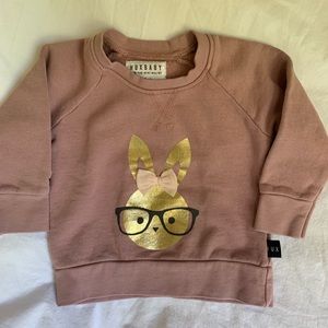 Huxbaby Sweater With Bunny 12-18m